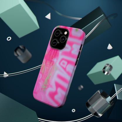 MagSafe "sunset sorbet" airbrush iPhone case