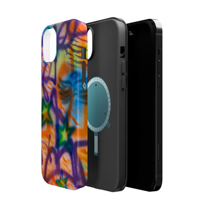 MagSafe "streetwear angel" airbrush iPhone case