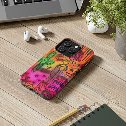 "wild, wild west" airbrush iPhone case