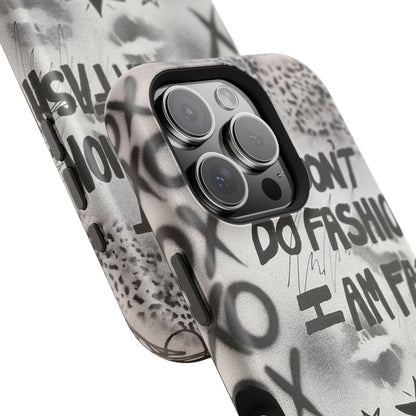 MagSafe "i am fashion" airbrush iPhone case