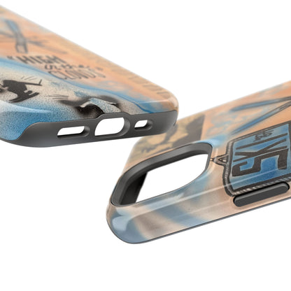 MagSafe „high in the clouds“ Airbrush iPhone Hülle