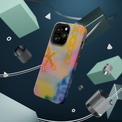 MagSafe "sweet starfish" airbrush iPhone case
