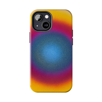 "blue raspberry aura" airbrush iPhone case