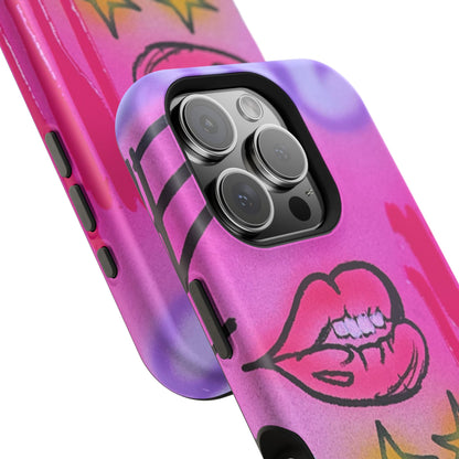MagSafe "star drip" airbrush iPhone case
