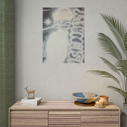 "visionary" airbrush rolled print