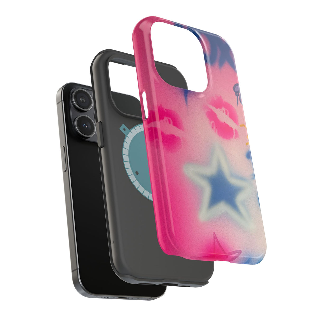 MagSafe "star symbol" airbrush iPhone case