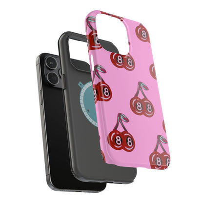 MagSafe "cami cherry pink" Airbrush iPhone Hülle