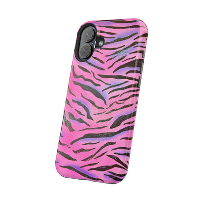 MagSafe "glitter zebra" airbrush iPhone case