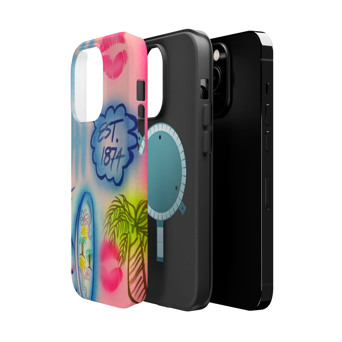 MagSafe "in the wave" airbrush iPhone case