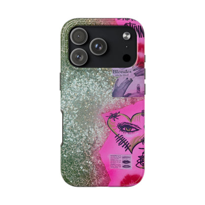 "glitter gloss" airbrush iPhone case