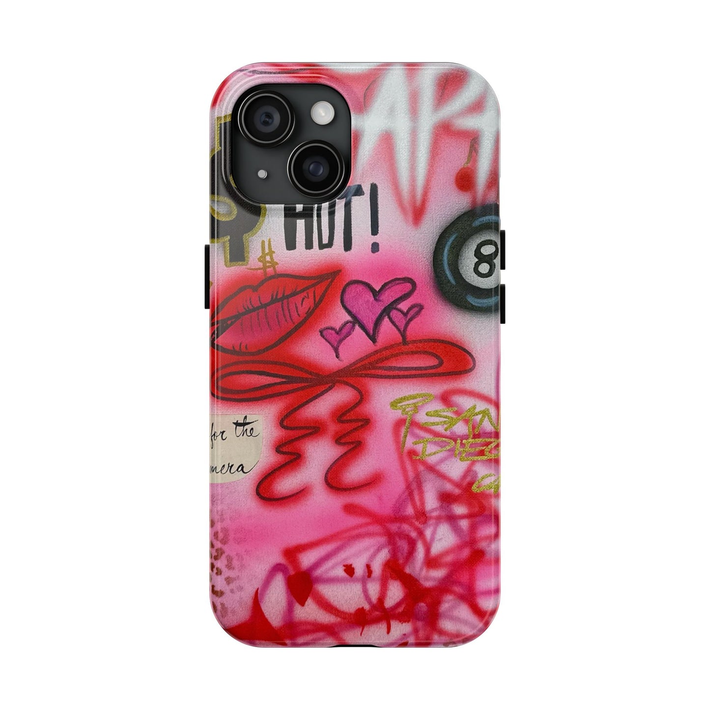 "IT girl" airbrush iPhone case