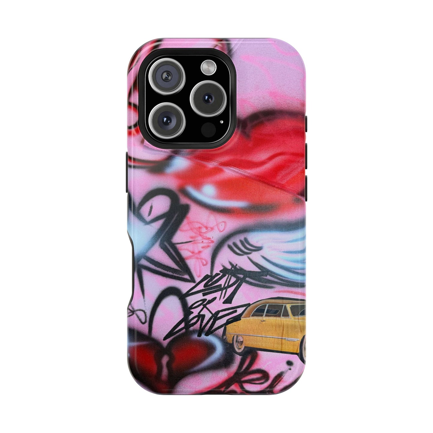 MagSafe "lust or love" airbrush iPhone case