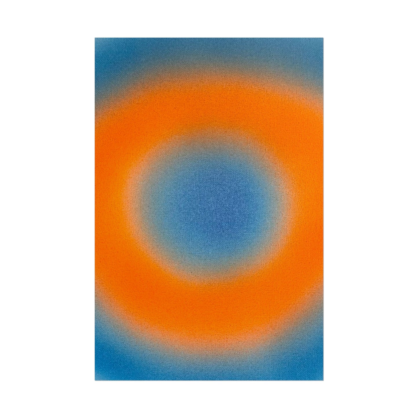 "citrus sky" airbrush rolled print