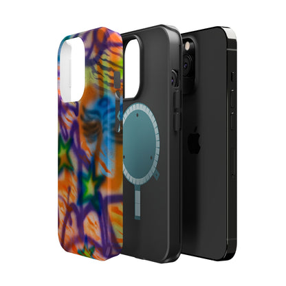 MagSafe "streetwear angel" airbrush iPhone case