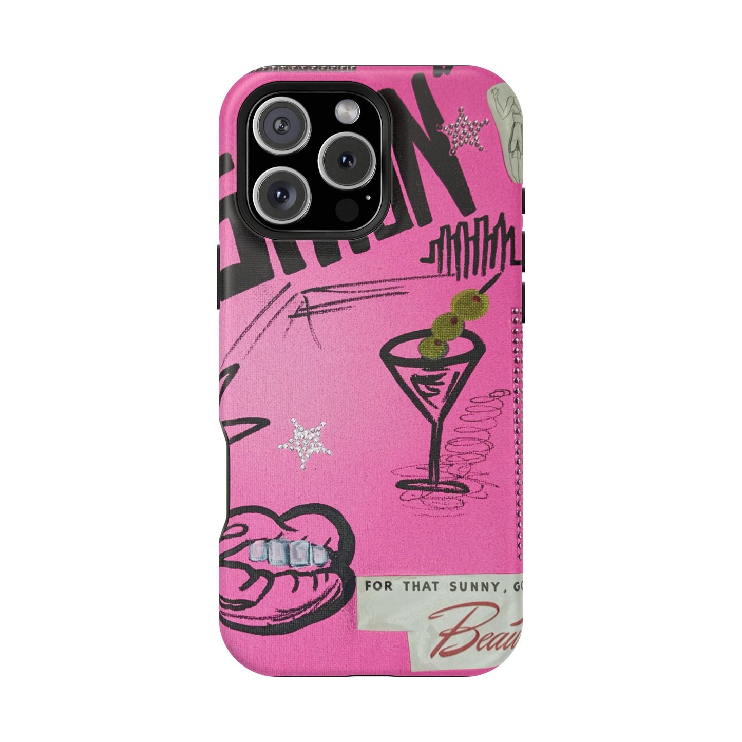 MagSafe "high fashion" airbrush iPhone case