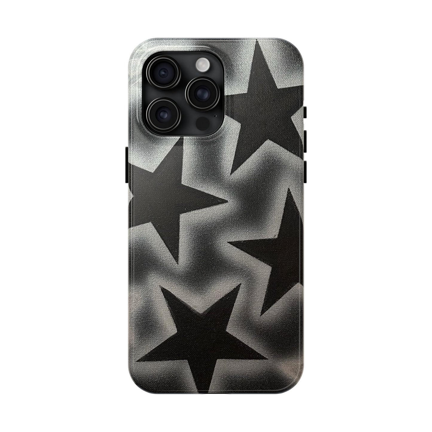 "chrome stars" airbrush iPhone case