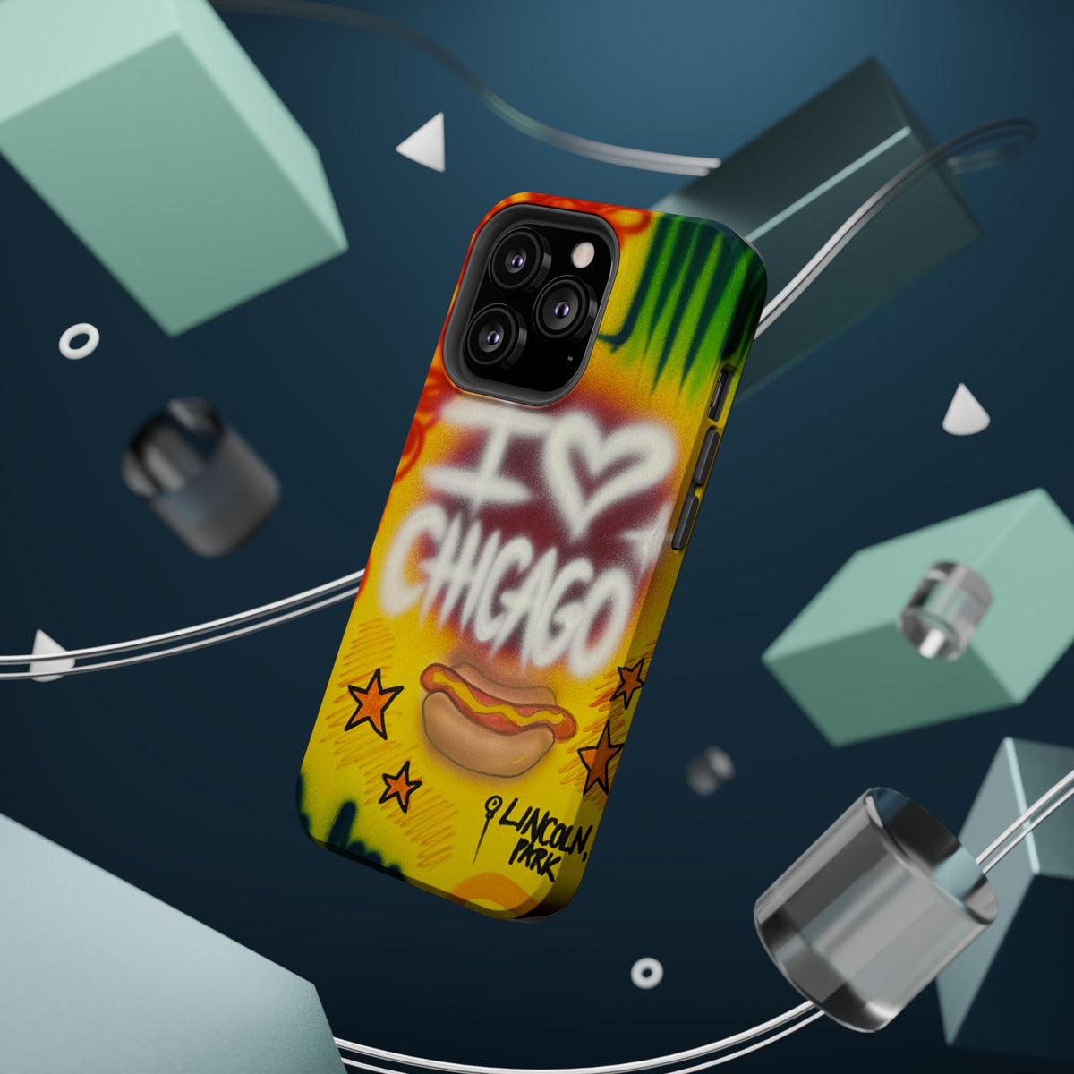 MagSafe "chicago" airbrush iPhone case