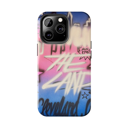 "cleveland" airbrush iPhone case