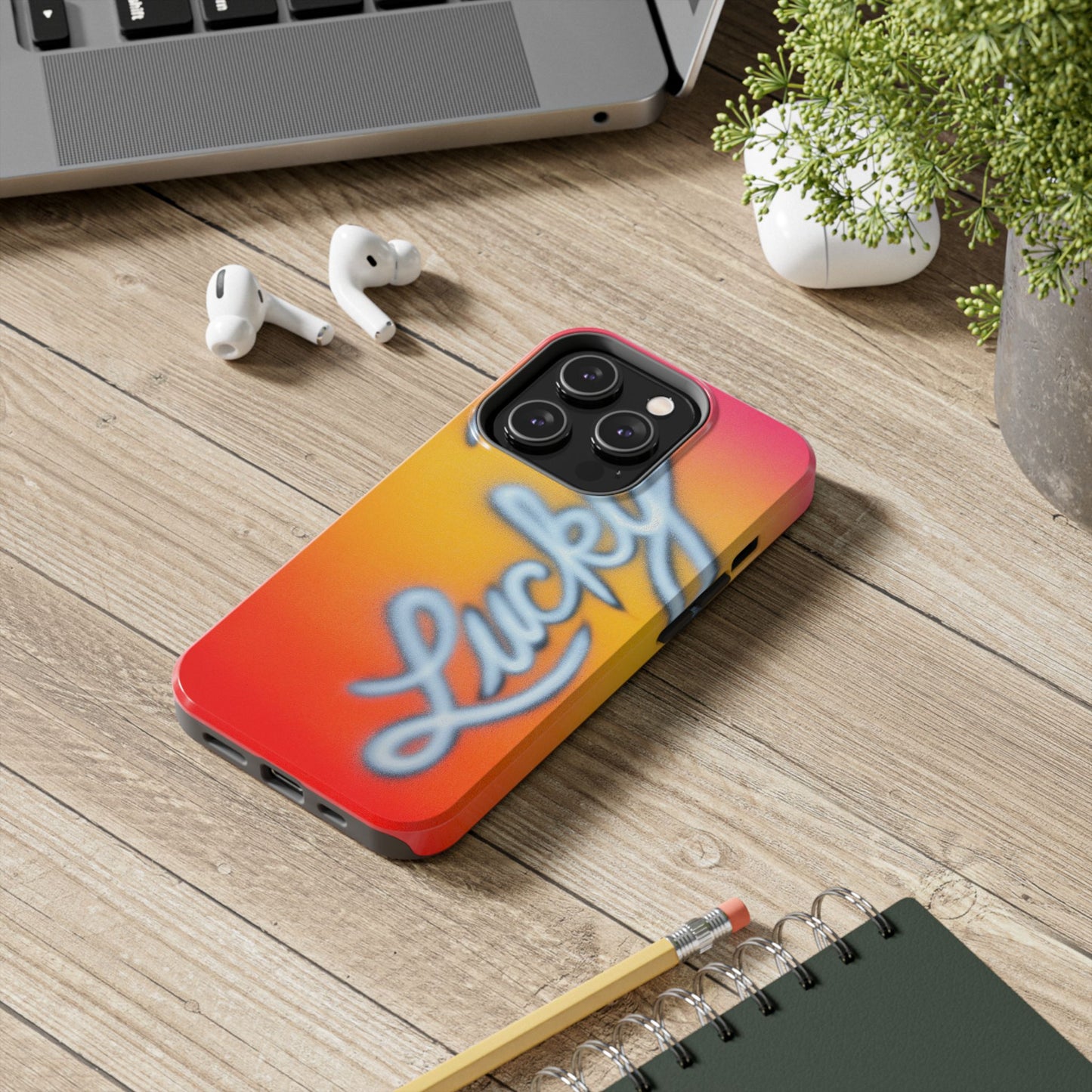 "lucky" airbrush iPhone case