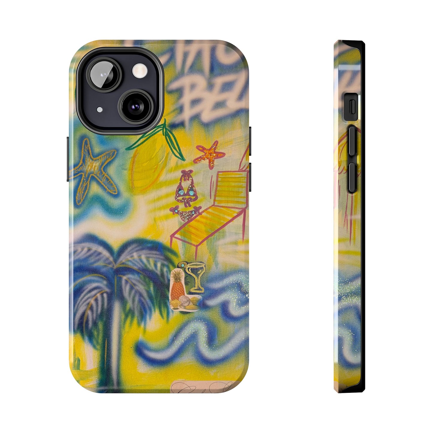 "ciao bella" airbrush iPhone case