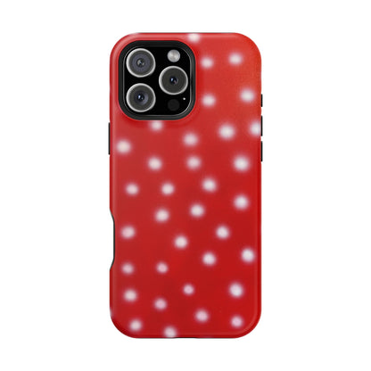 MagSafe "cherry crush polka dot" airbrush iPhone case