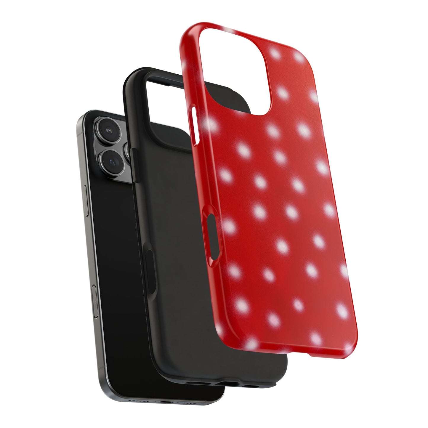 "cherry crush polka dot" airbrush iPhone case