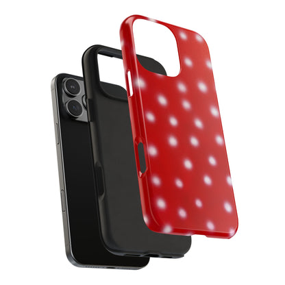 "cherry crush polka dot" airbrush iPhone case