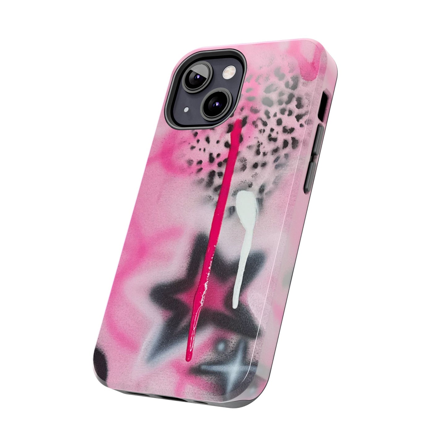 "pink cheetah" airbrush iPhone case