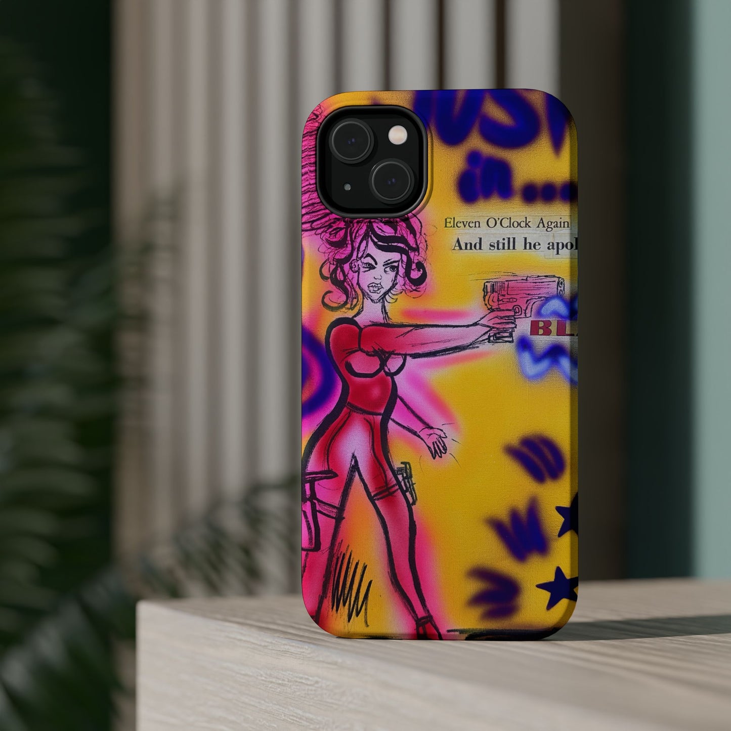 MagSafe „Spiraling Thoughts“ Airbrush iPhone Hülle