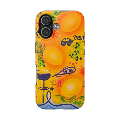 "citrus coastline" airbrush iPhone case