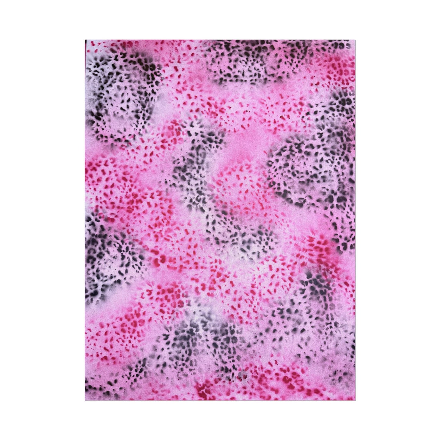 "pink cheetah" airbrush rolled print