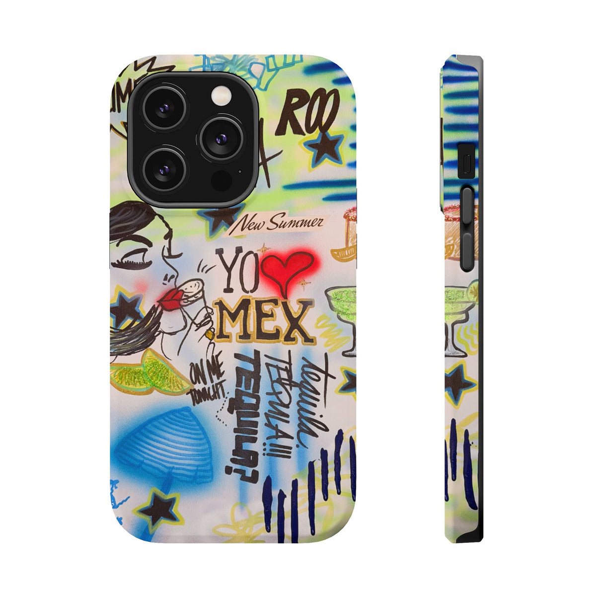 MagSafe "salted lime" airbrush iPhone case