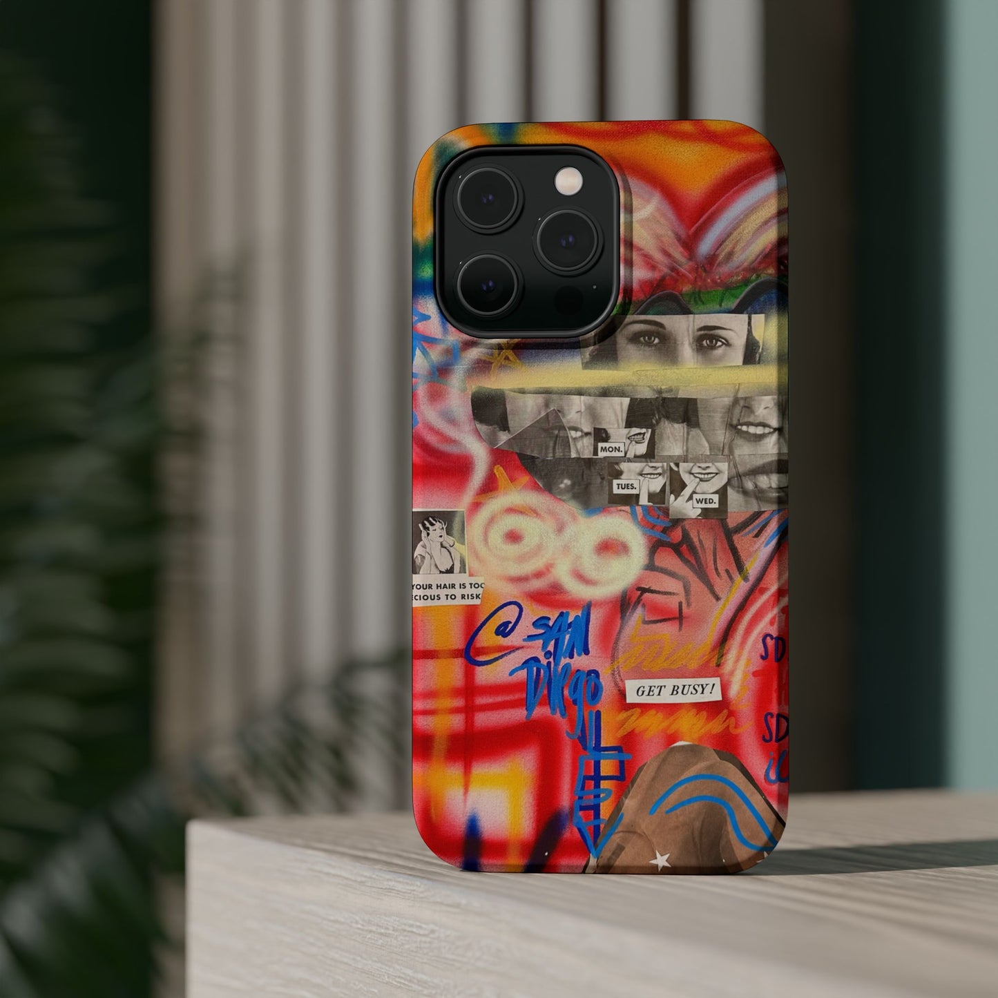 MagSafe Limited Edition "Get Busy" Airbrush iPhone Hülle