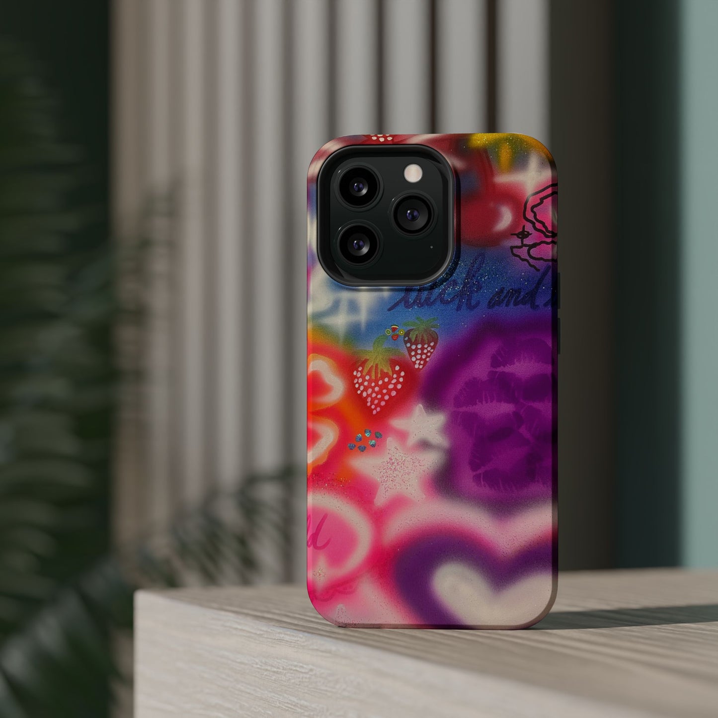 MagSafe „luck & luv pt. 2“ Airbrush iPhone Hülle