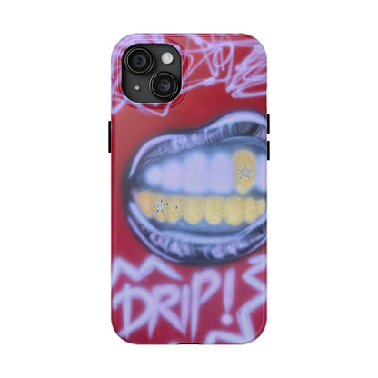 "tooth drip" airbrush iPhone case