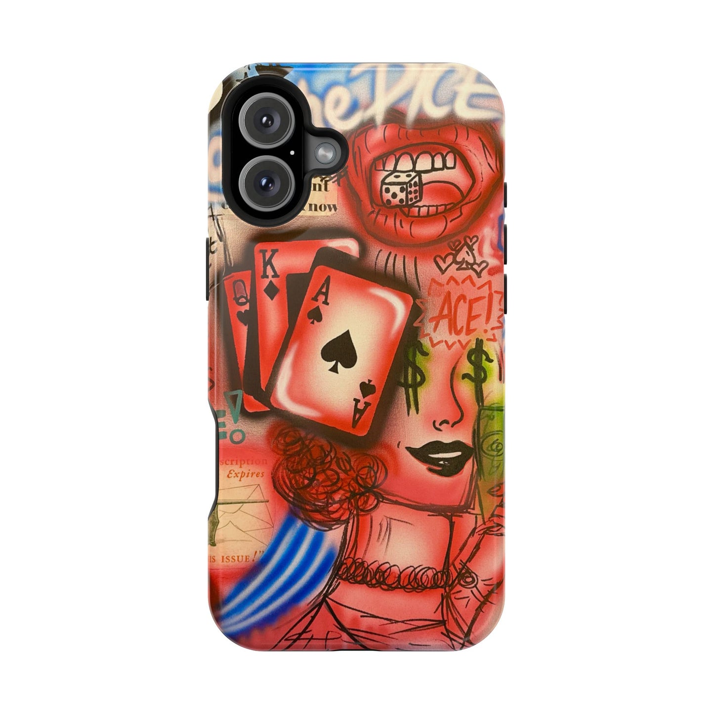 MagSafe "Zufall!" Airbrush iPhone Hülle