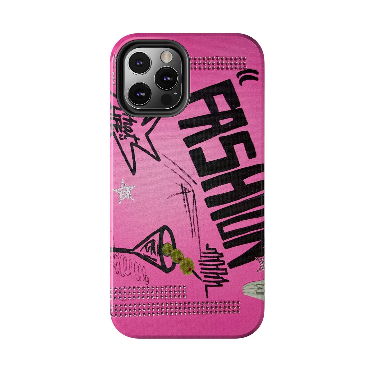 "high fashion pt. 2" airbrush iPhone case