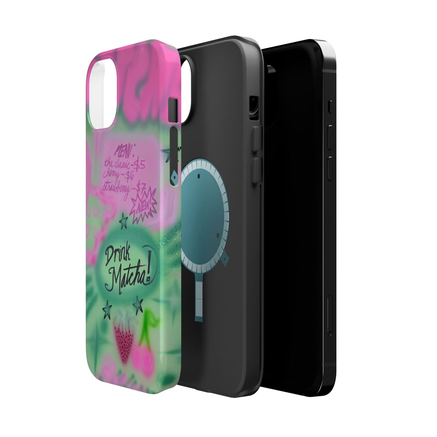 MagSafe "matcha!" airbrush iPhone case