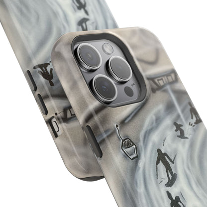 MagSafe "arctic avalanche" airbrush iPhone case