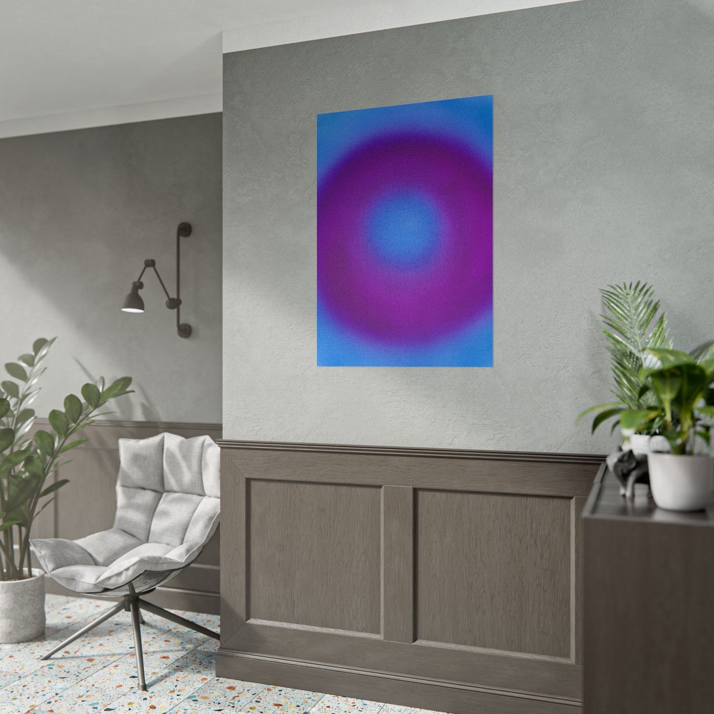 "grape soda" airbrush rolled print