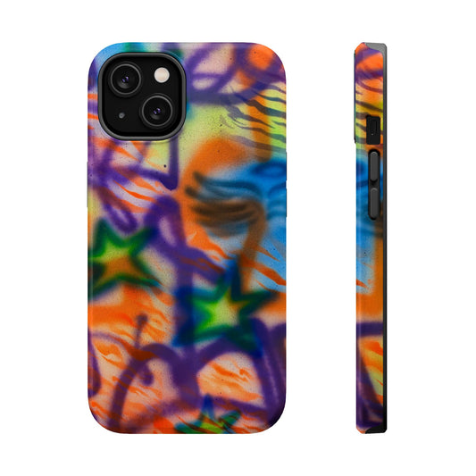 MagSafe "streetwear angel" airbrush iPhone case