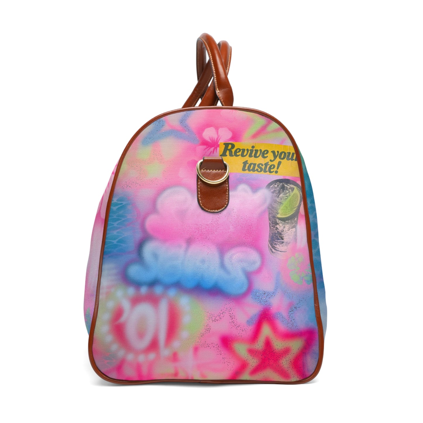 "salty seas" airbrush waterproof travel bag