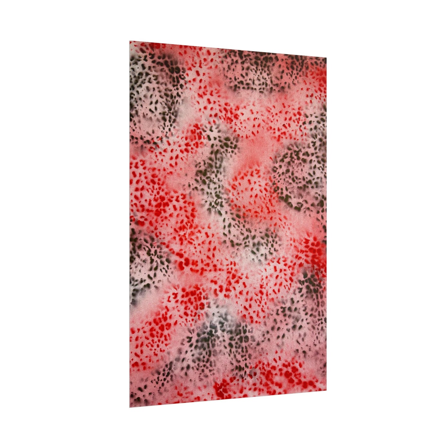 "red cheetah" airbrush rolled print