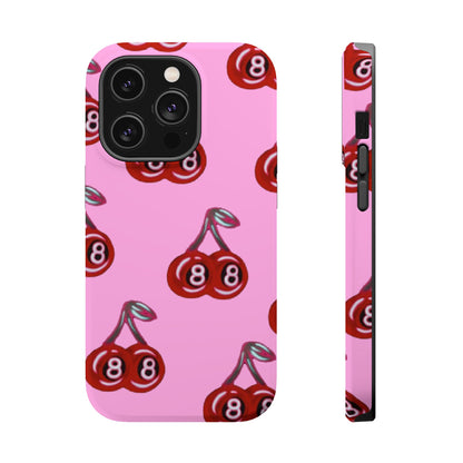 MagSafe "cami cherry pink" Airbrush iPhone Hülle