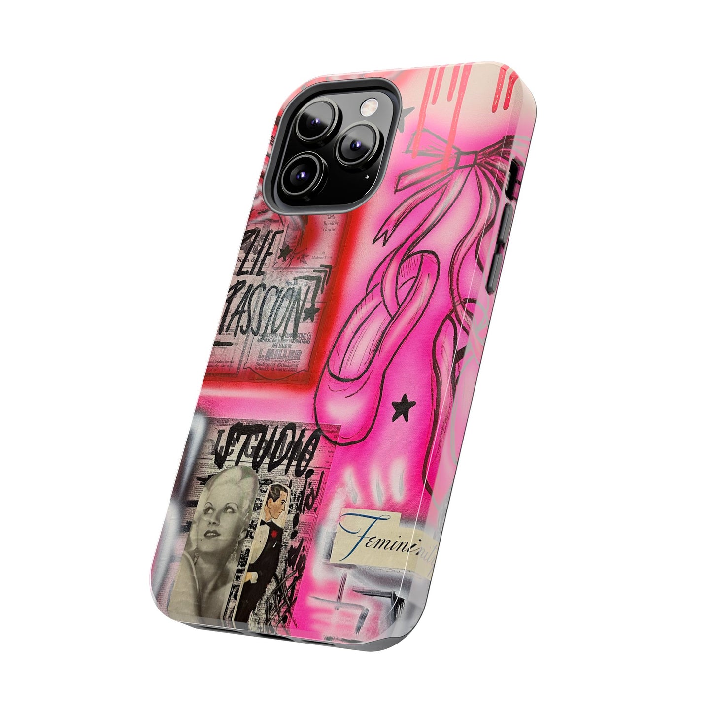 "plié passion” airbrush iPhone case