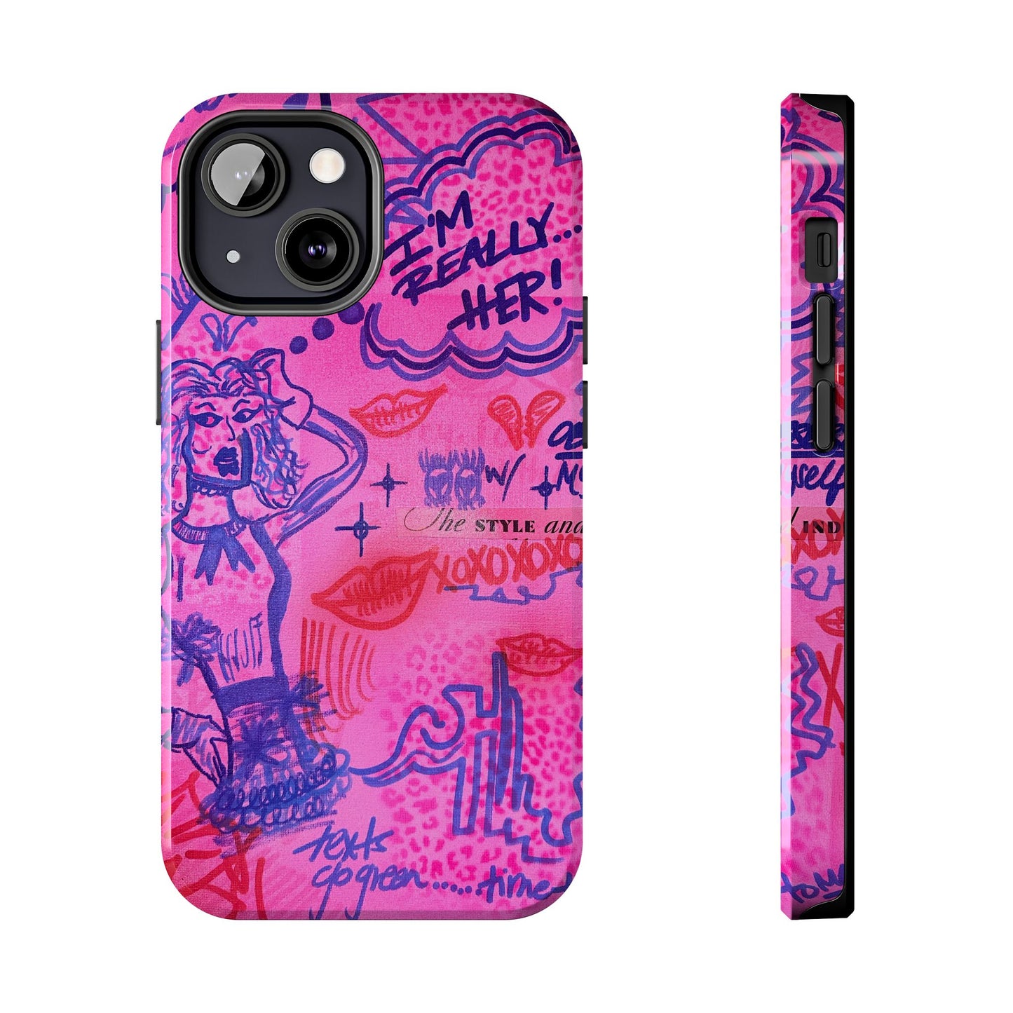 "really "HER!" airbrush iPhone case