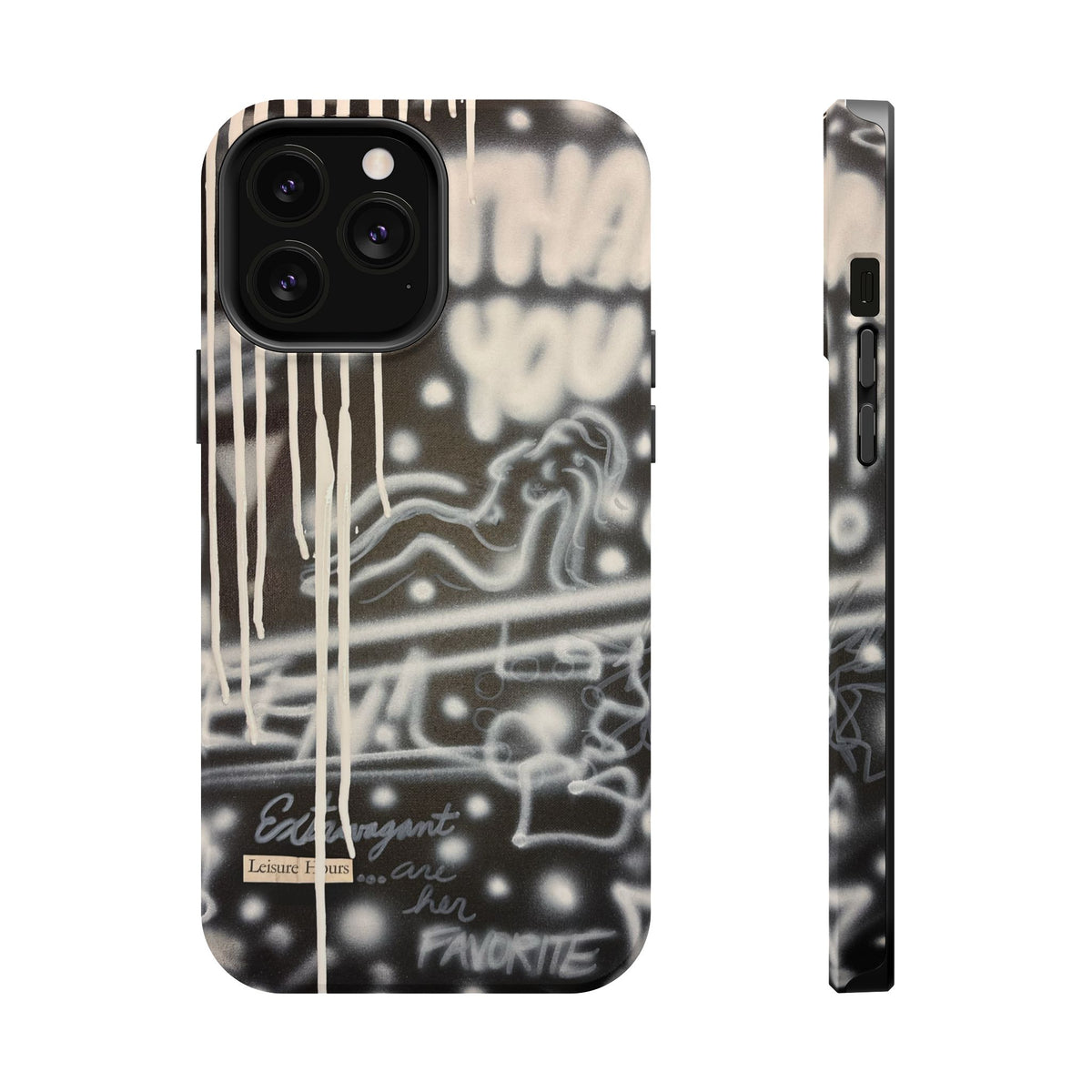 MagSafe "extravagant leisure" airbrush iPhone case