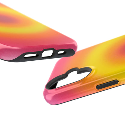 MagSafe "Pink Lemonade Aura" Airbrush iPhone Case