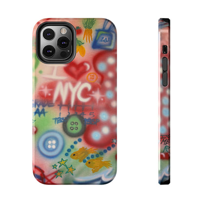 "i <3 NYC" airbrush iPhone case