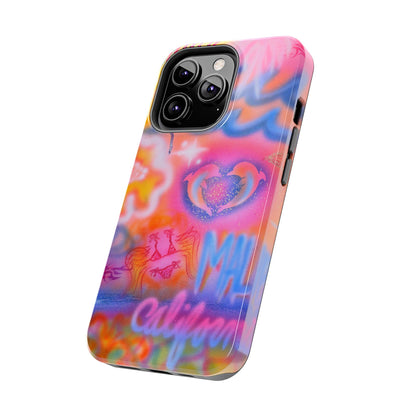 "mornings in malibu" airbrush iPhone case
